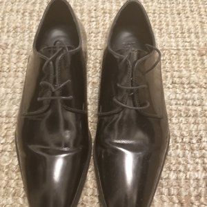 Men's Black Versace Collection Dress Shoes